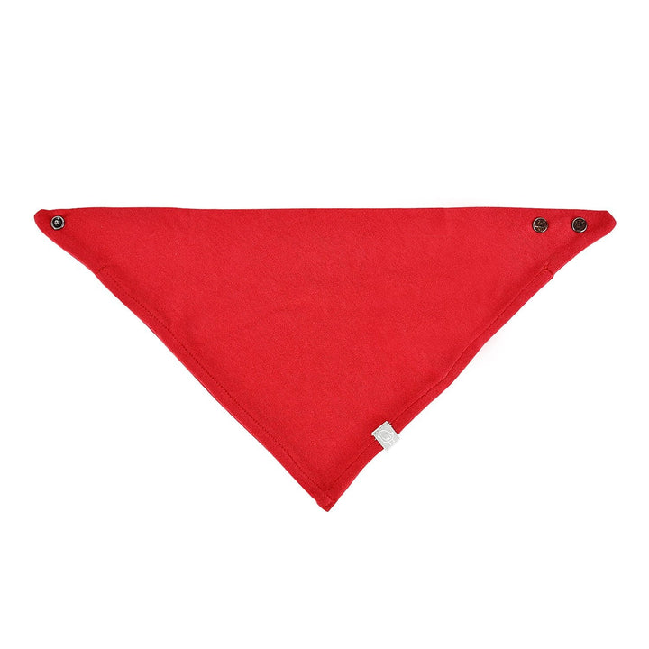 kerchief bib | scarlet red
