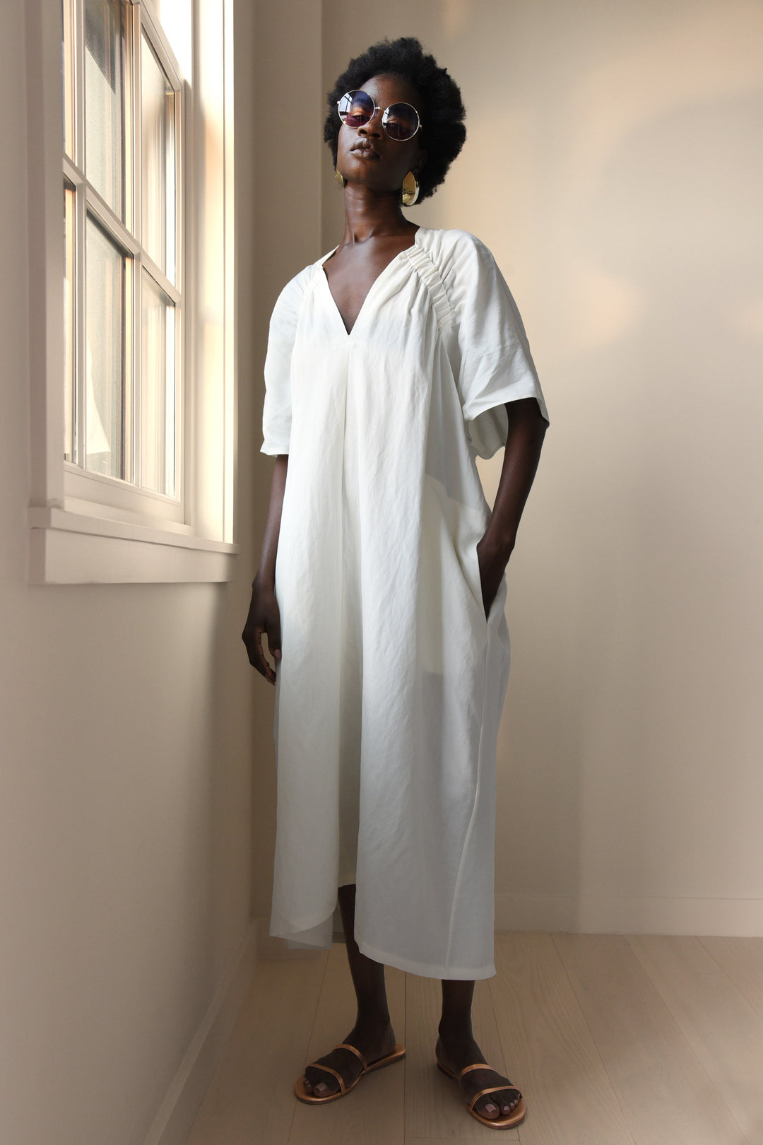 Nefas drapey dress