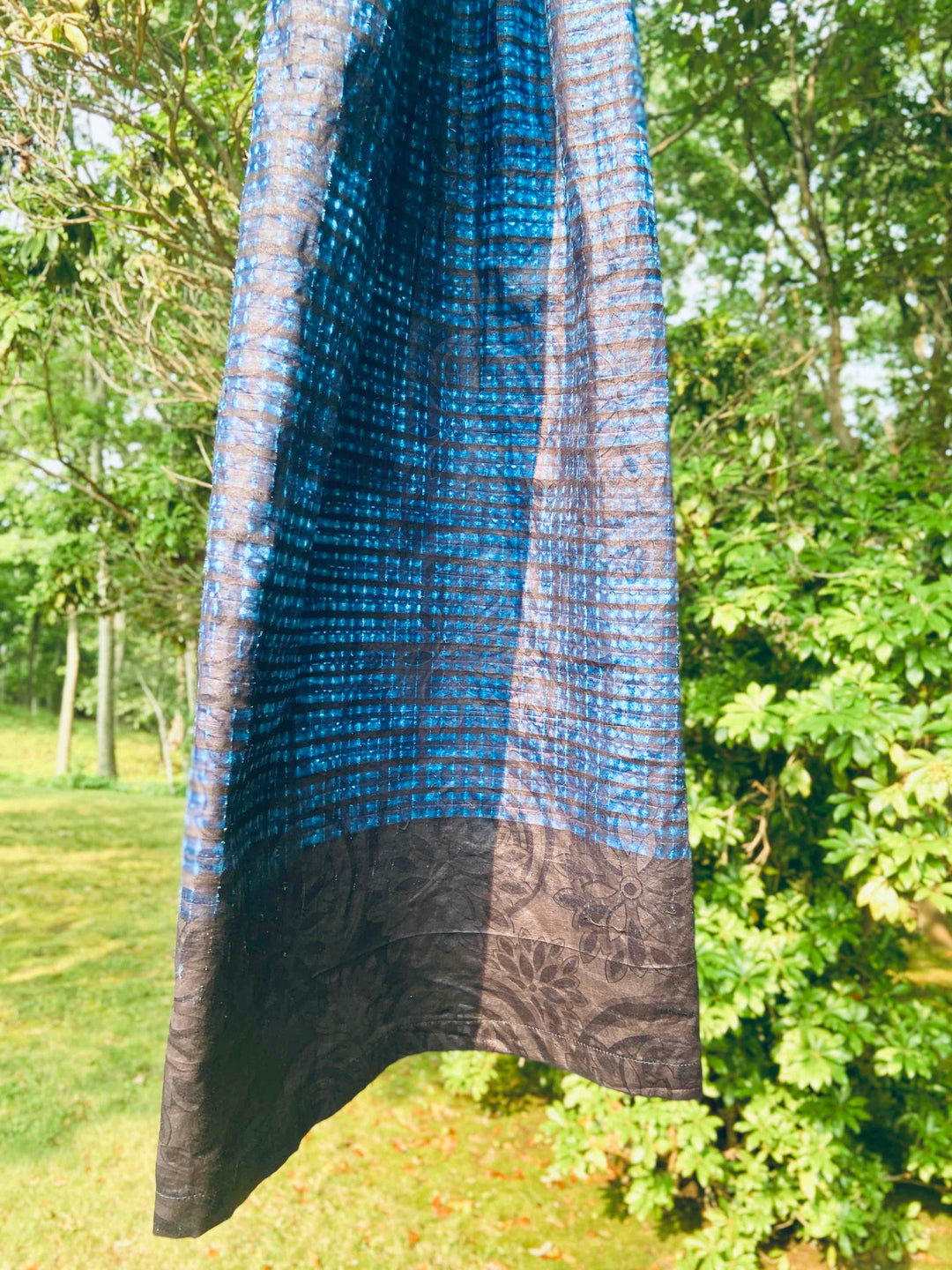 Desita Indigo Adire dress