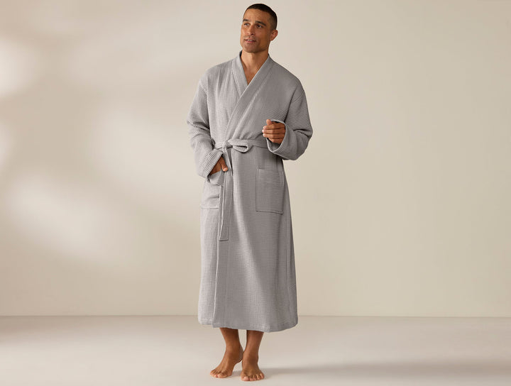 Unisex Organic Waffle Robe