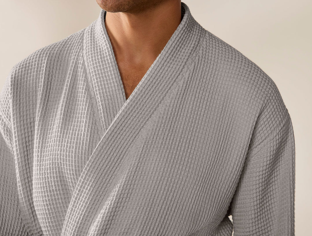 Unisex Organic Waffle Robe