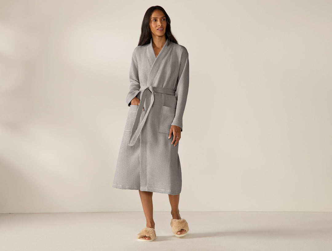 Unisex Organic Waffle Robe