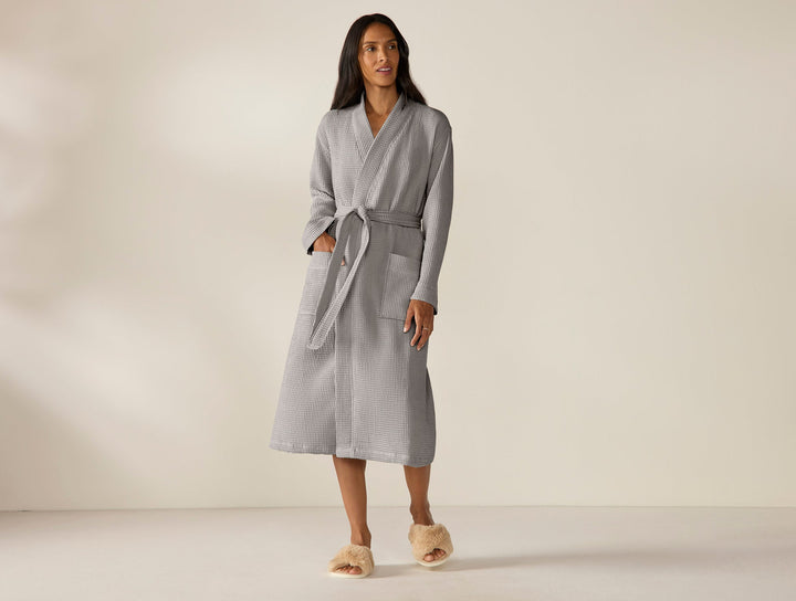 Unisex Organic Waffle Robe