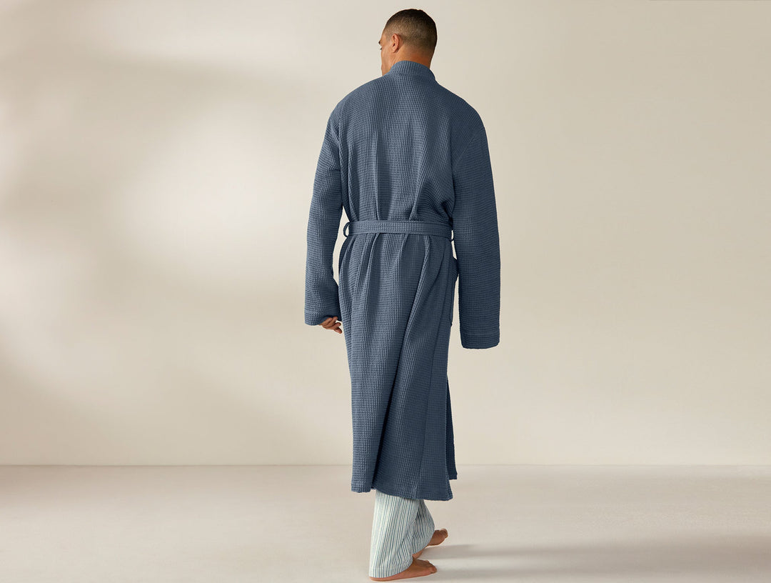 Unisex Organic Waffle Robe