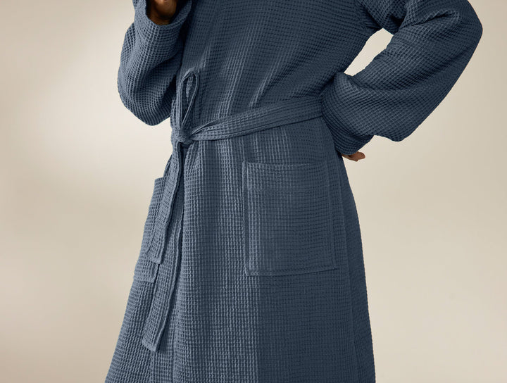 Unisex Organic Waffle Robe