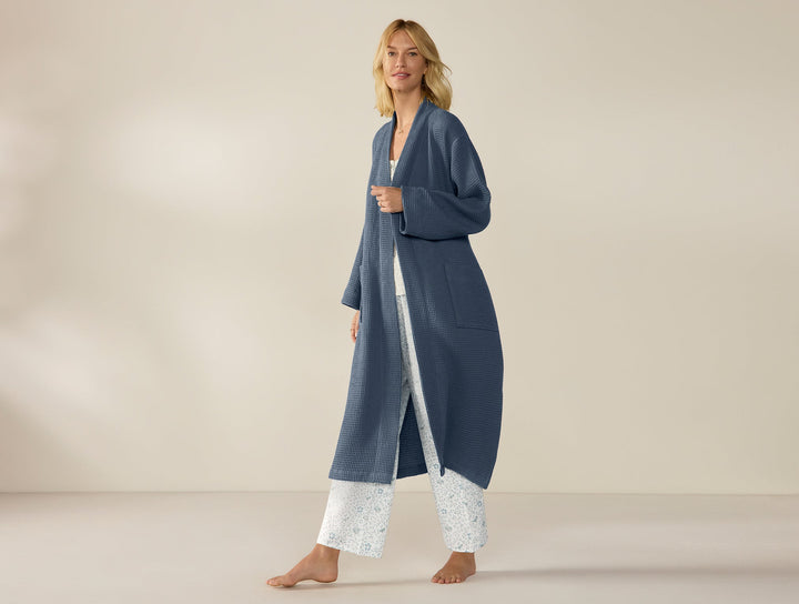 Unisex Organic Waffle Robe