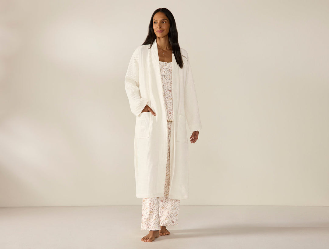 Unisex Organic Waffle Robe