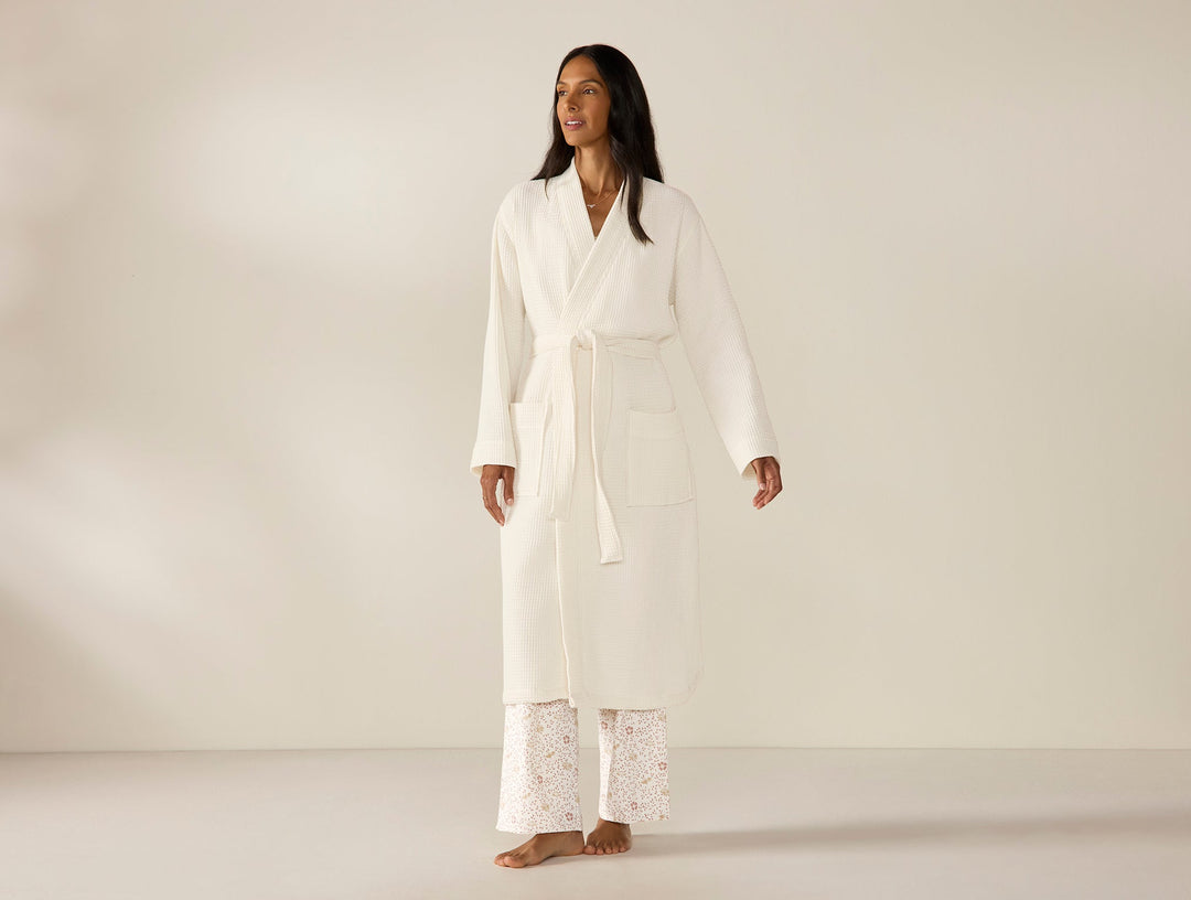 Unisex Organic Waffle Robe