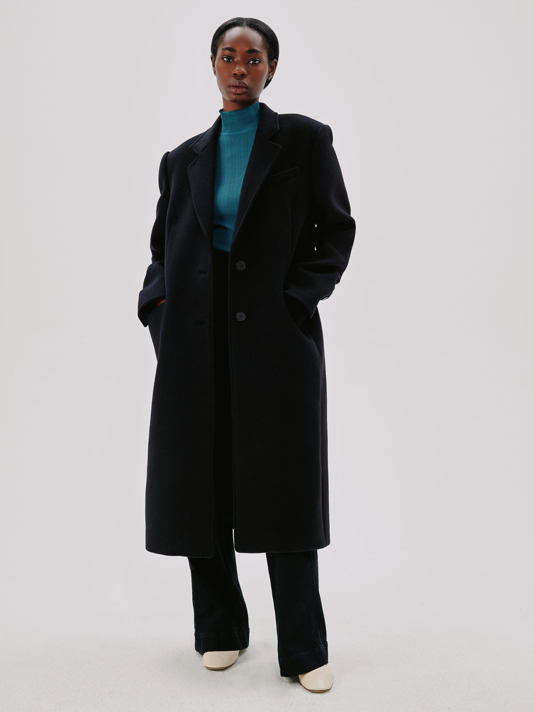 Variegated Rib Turtleneck
