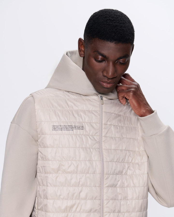 Mens Flower-Warmth Lite Gilet—Wheat Beige
