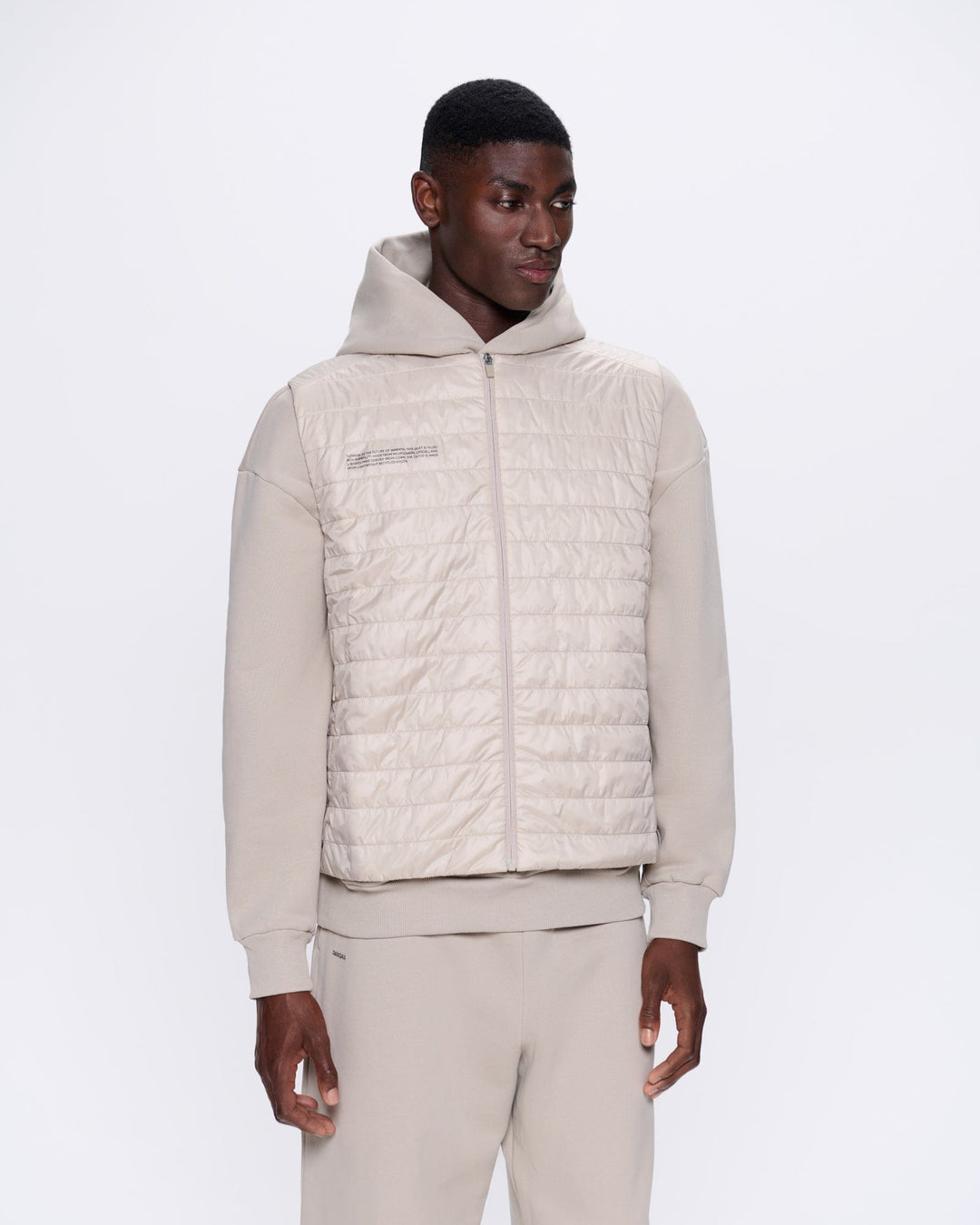 Mens Flower-Warmth Lite Gilet—Wheat Beige