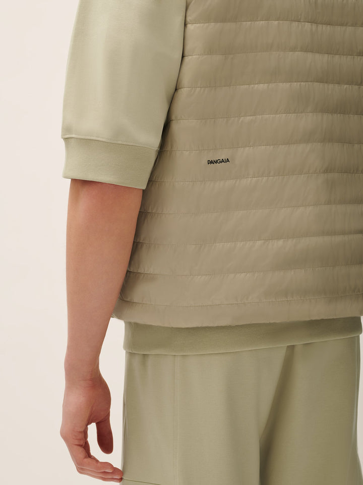 Mens Flower-Warmth Lite Gilet—Wheat Beige
