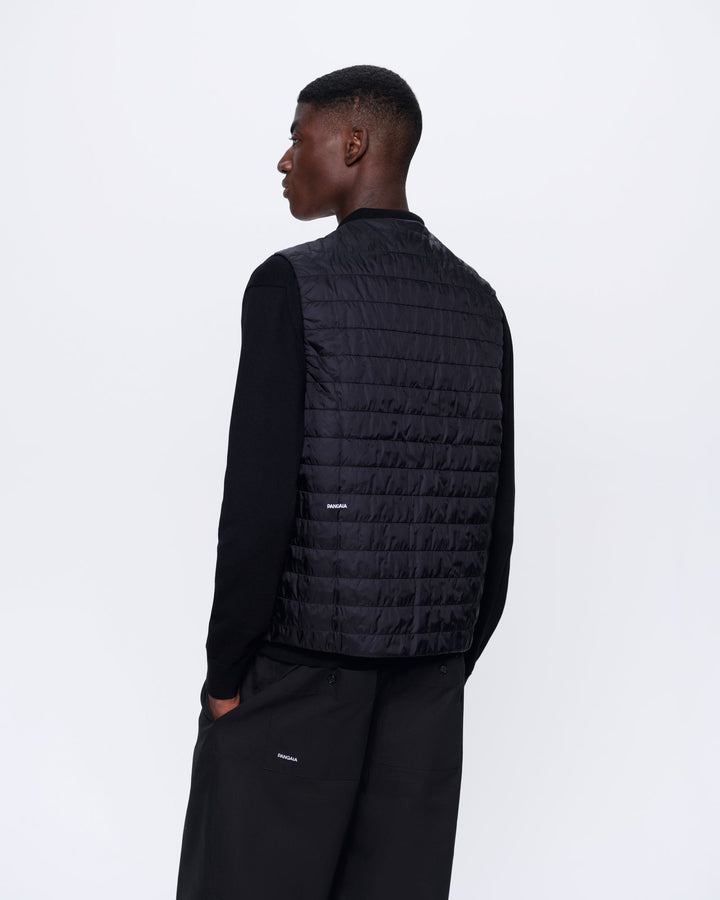 Mens Flower-Warmth Lite Gilet—Black