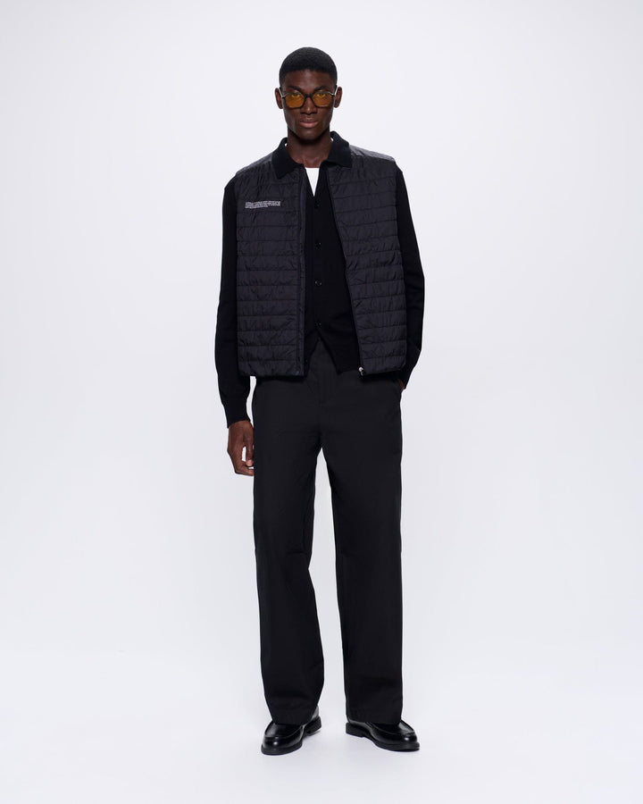 Mens Flower-Warmth Lite Gilet—Black