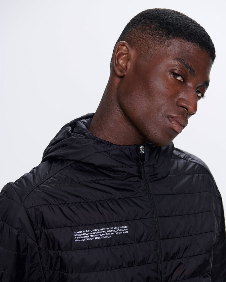 Mens Flower-Warmth Lite Jacket—Black
