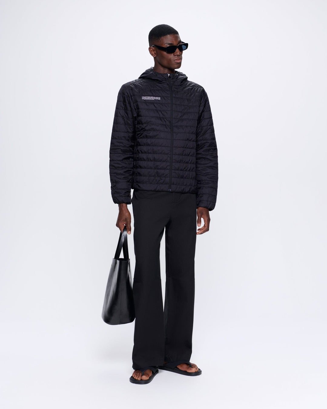 Mens Flower-Warmth Lite Jacket—Black