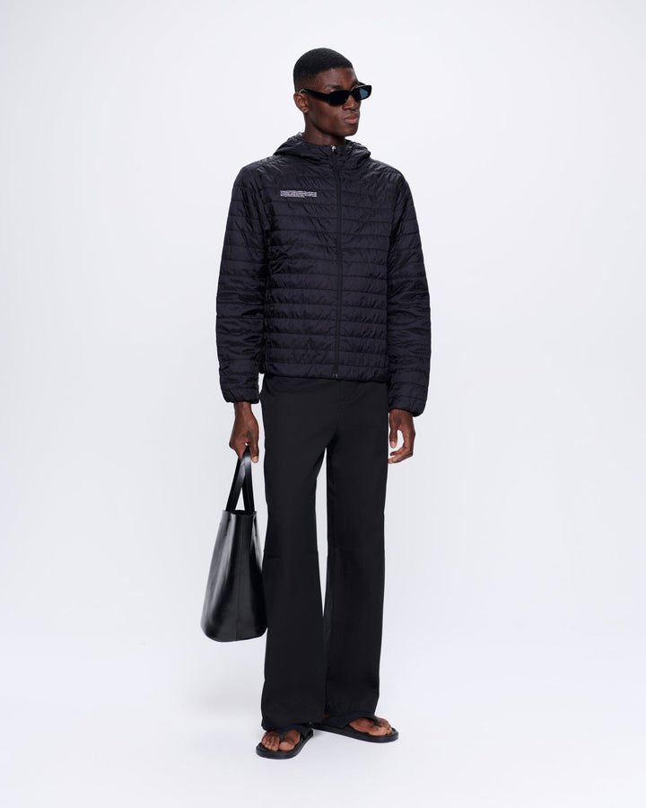 Mens Flower-Warmth Lite Jacket—Black
