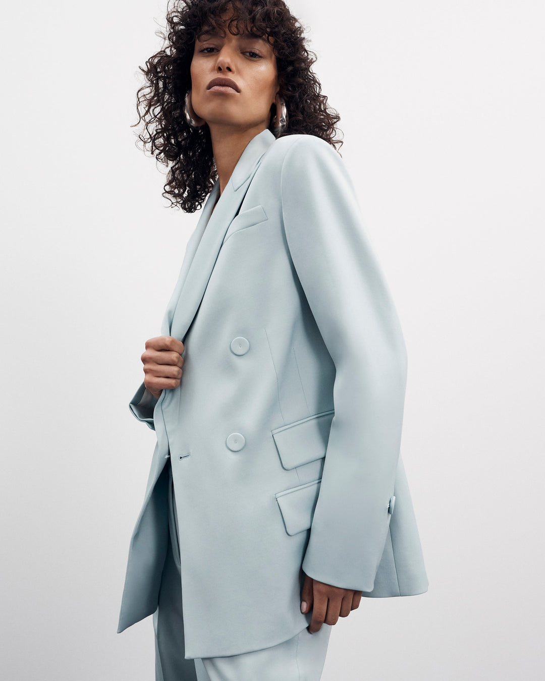 Oversized Double Breasted Jacket