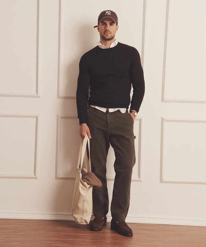 Super Fine Cashmere Long Sleeve Crewneck
