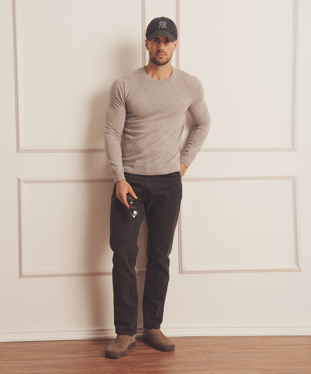 Super Fine Cashmere Long Sleeve Crewneck