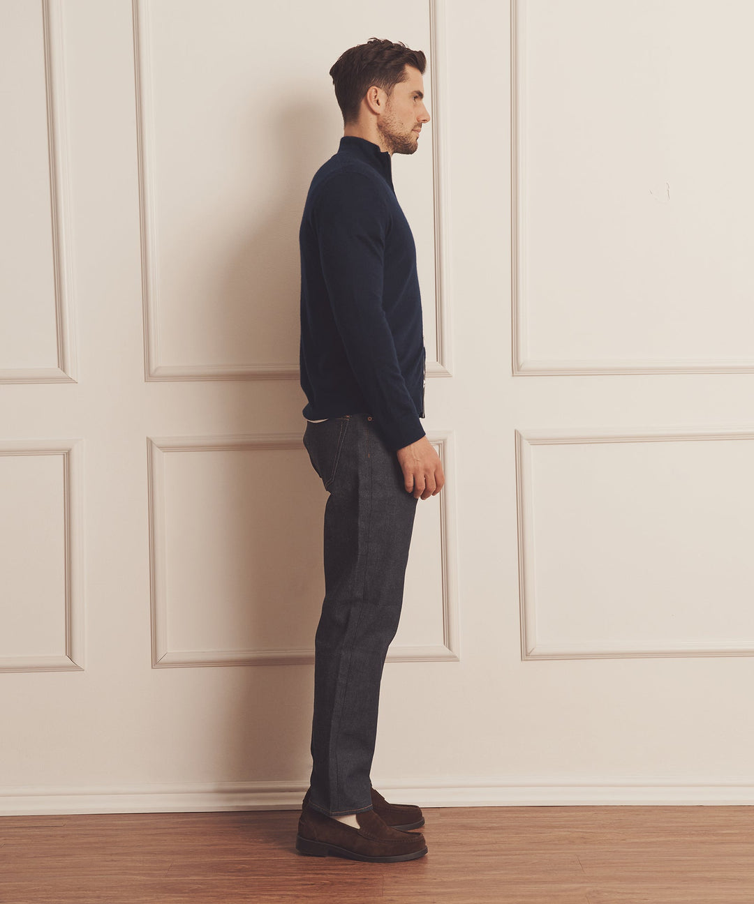 Super Fine Cashmere Zip Up