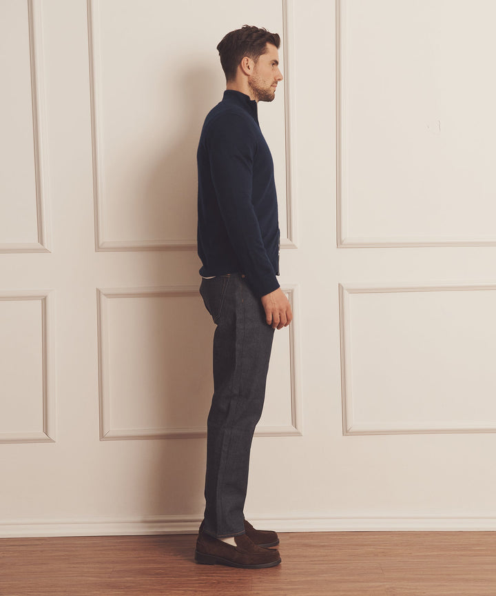 Super Fine Cashmere Zip Up