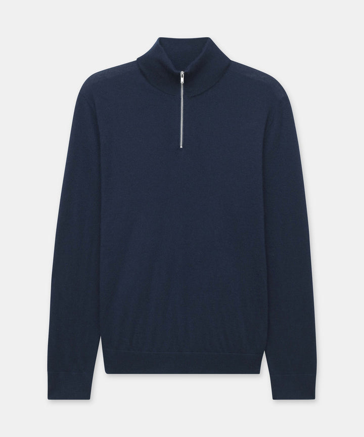Super Fine Cashmere Quarter Zip