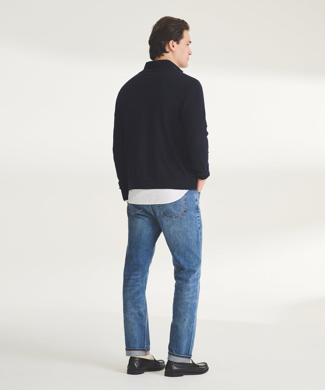 Super Fine Cashmere Zip Up