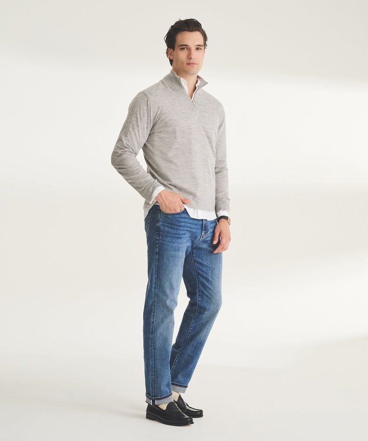 Super Fine Cashmere Quarter Zip