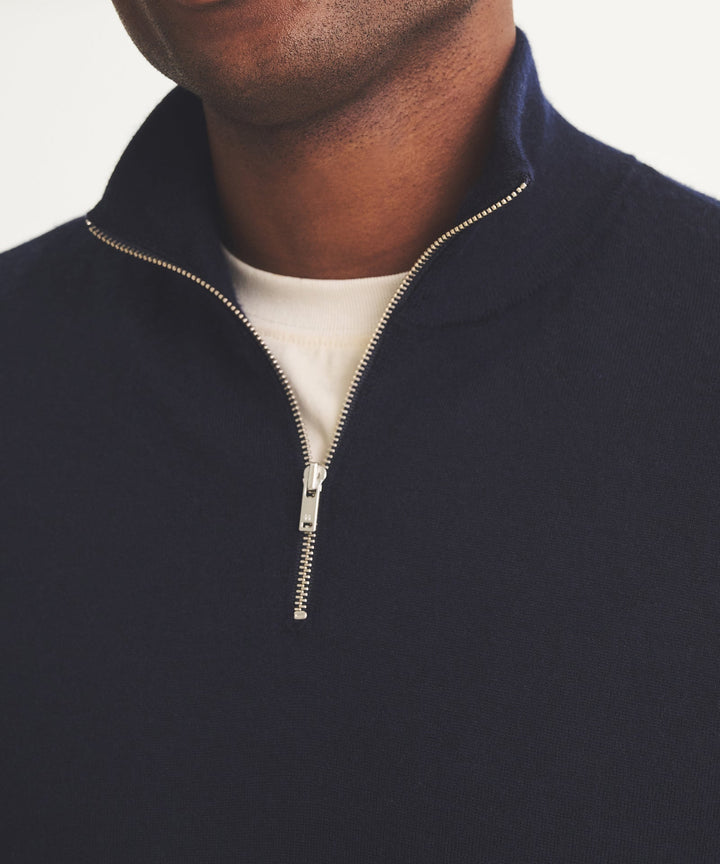 Super Fine Cashmere Quarter Zip