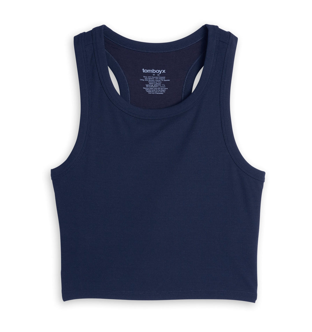Bamboo Rib Bra Top - Future Dusk