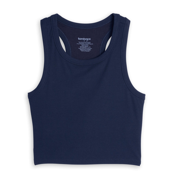 Bamboo Rib Bra Top - Future Dusk