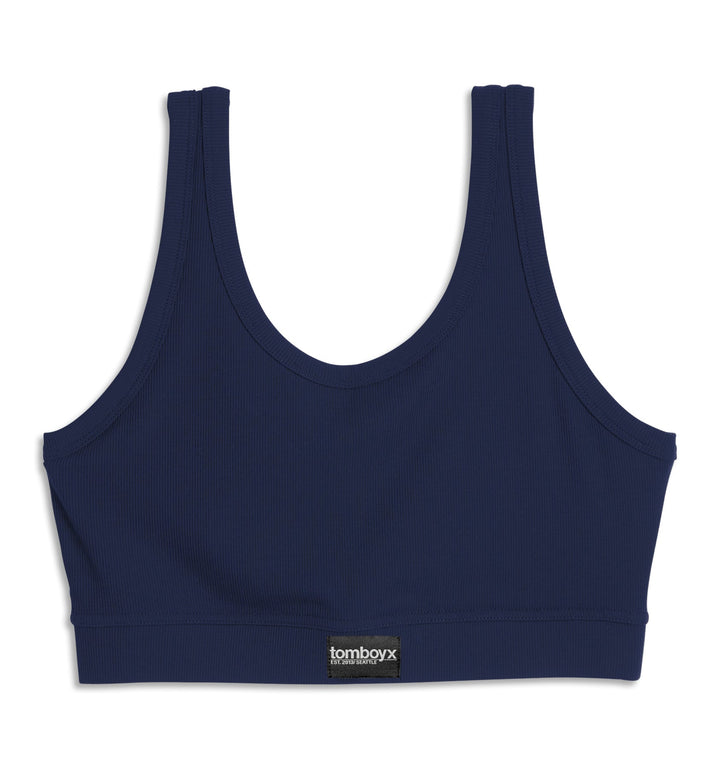 Bamboo Rib Essentials Soft Bra - Future Dusk