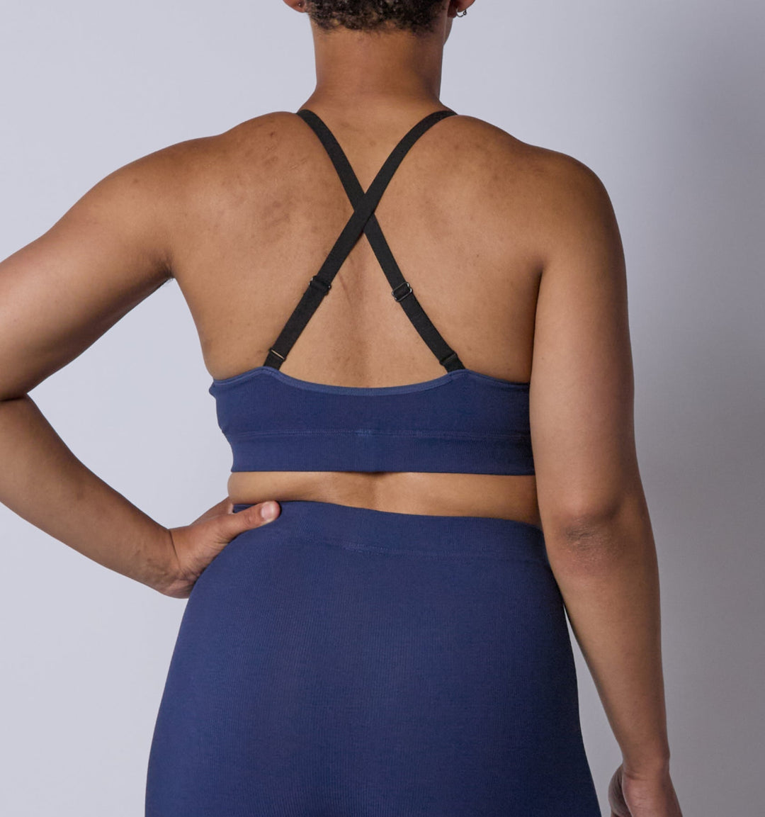 Bamboo Rib Lounge Bralette - Future Dusk