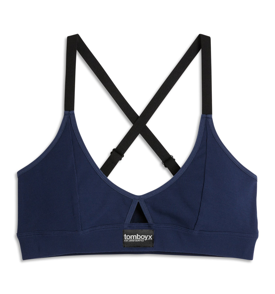 Bamboo Rib Lounge Bralette - Future Dusk