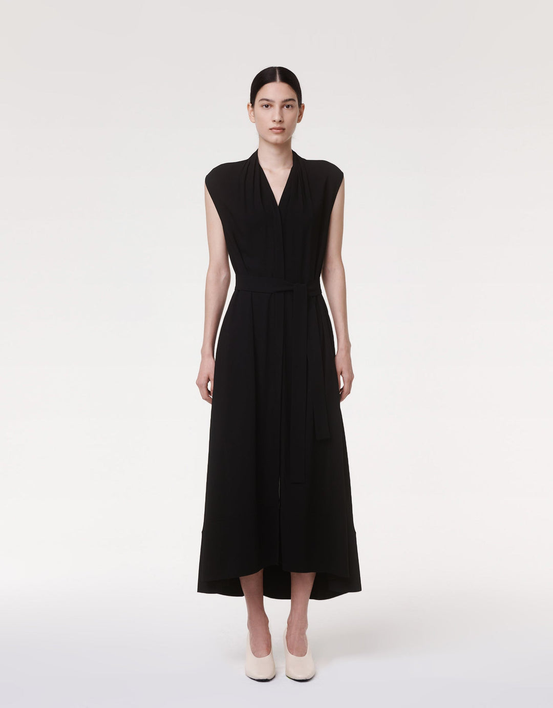 Gathered Neckline Dress