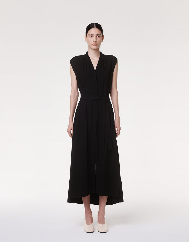 Gathered Neckline Dress
