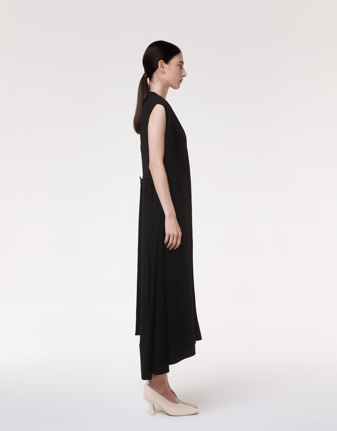 Gathered Neckline Dress