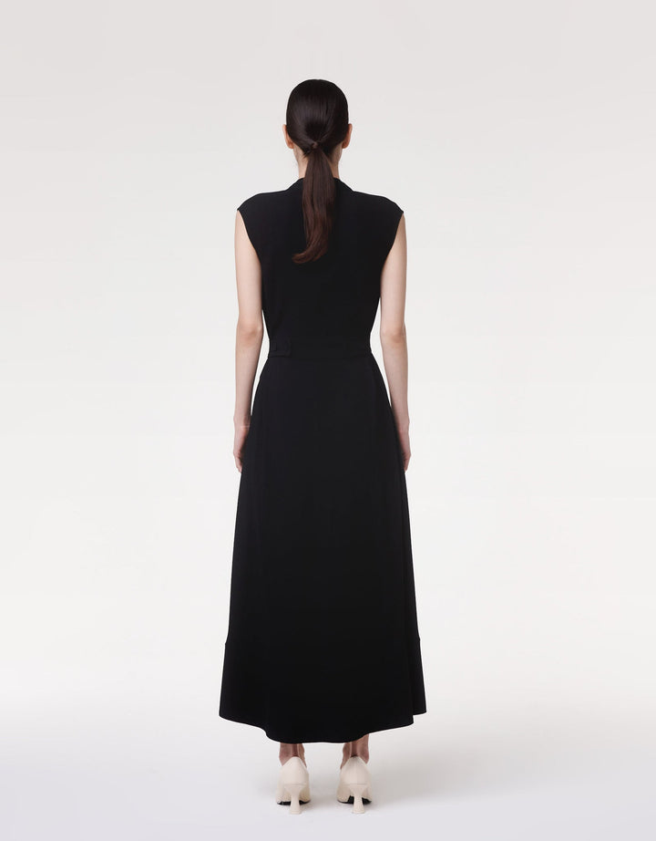 Gathered Neckline Dress