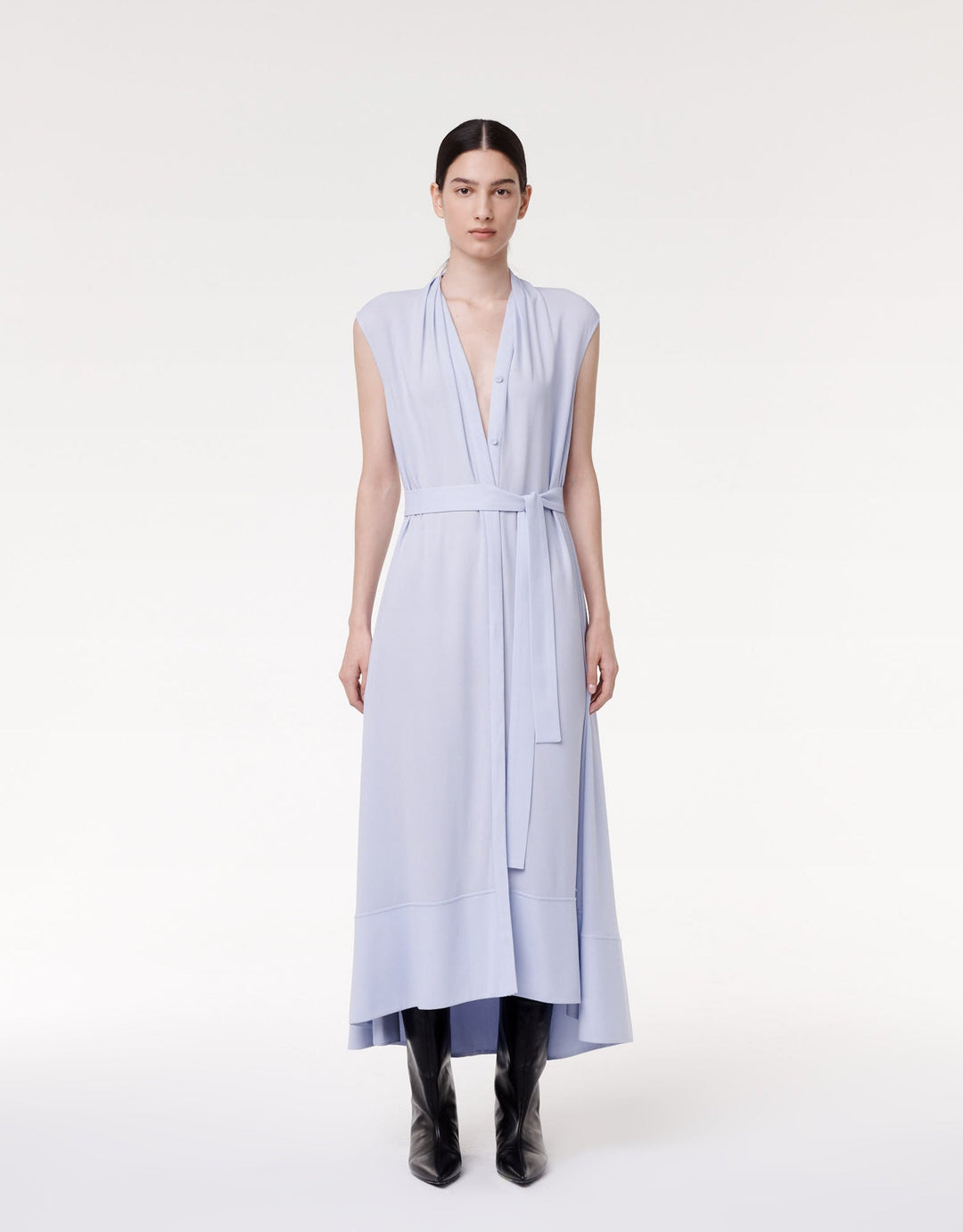 Gathered Neckline Dress
