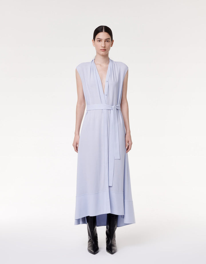 Gathered Neckline Dress