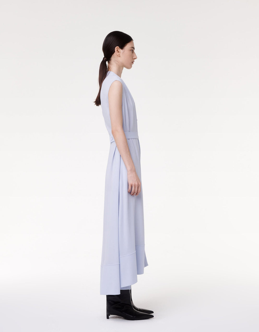 Gathered Neckline Dress