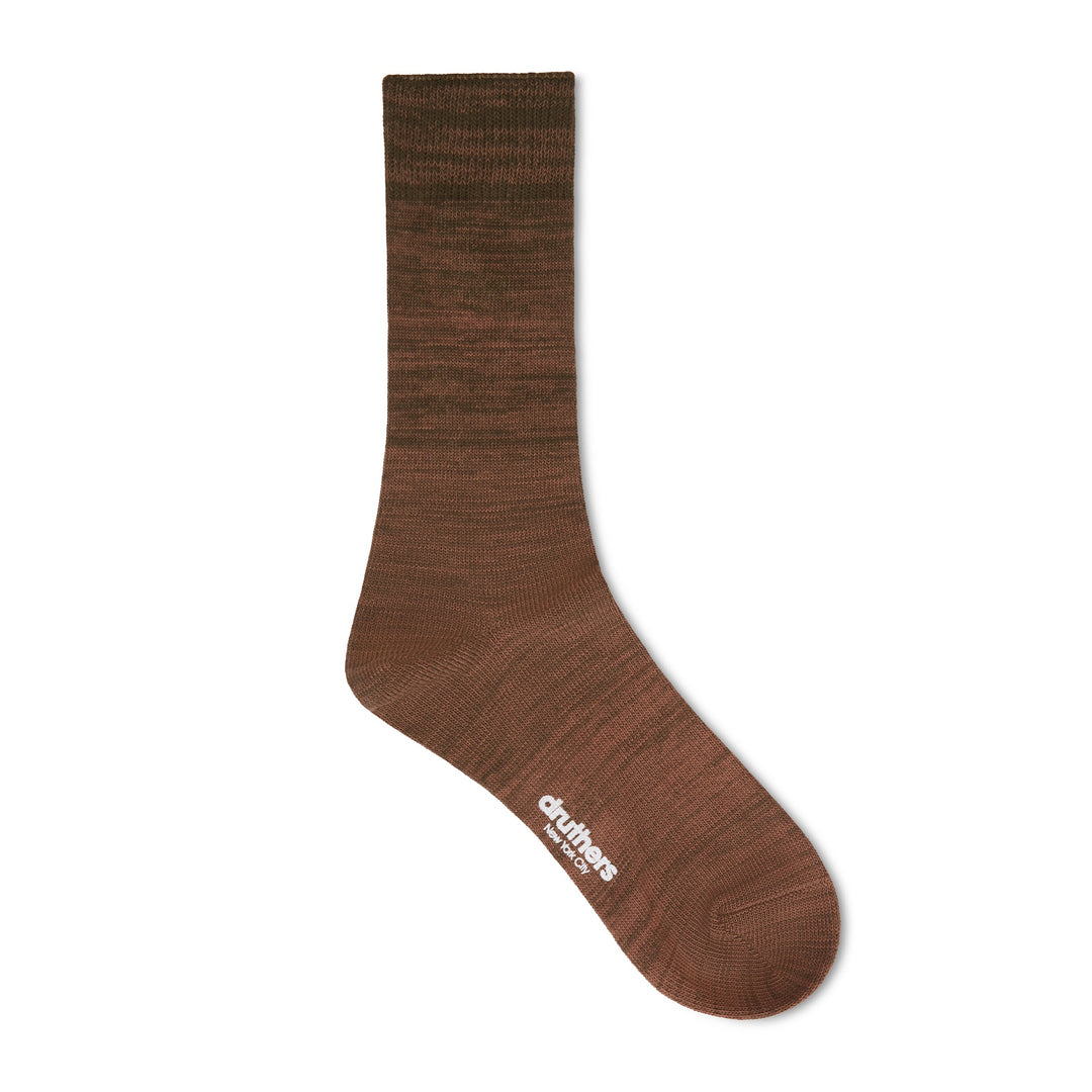 Organic Cotton Gradient Crew Sock
