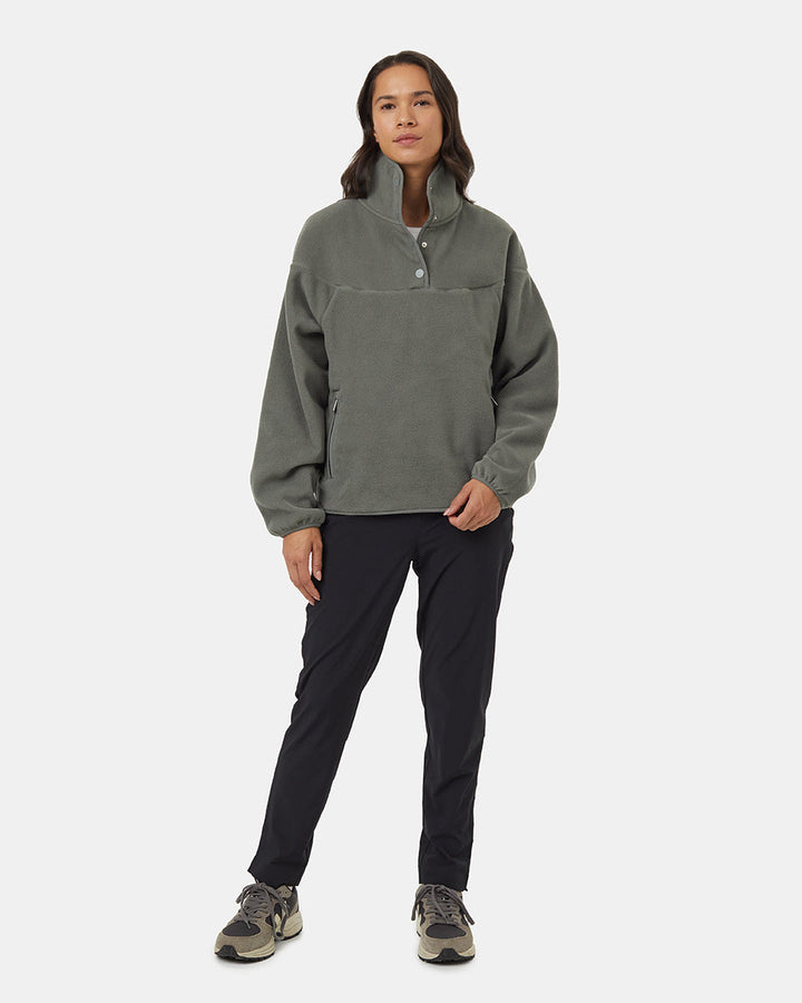 Recycled MicroFleece 1/4 Snap