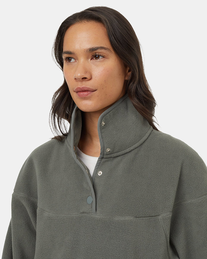 Recycled MicroFleece 1/4 Snap