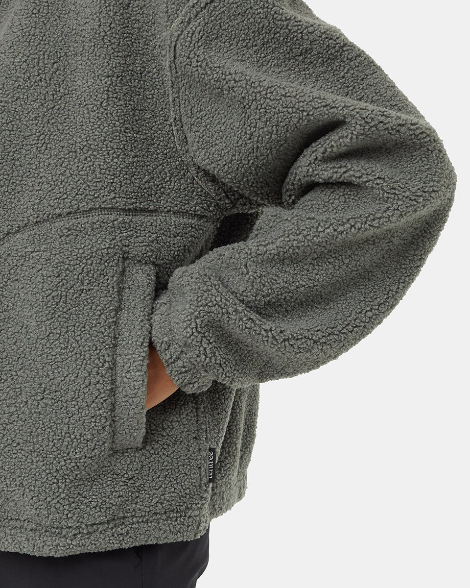 Recycled Boucle Reversible Full Zip