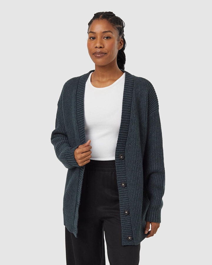Highline Oversized Button Cardigan
