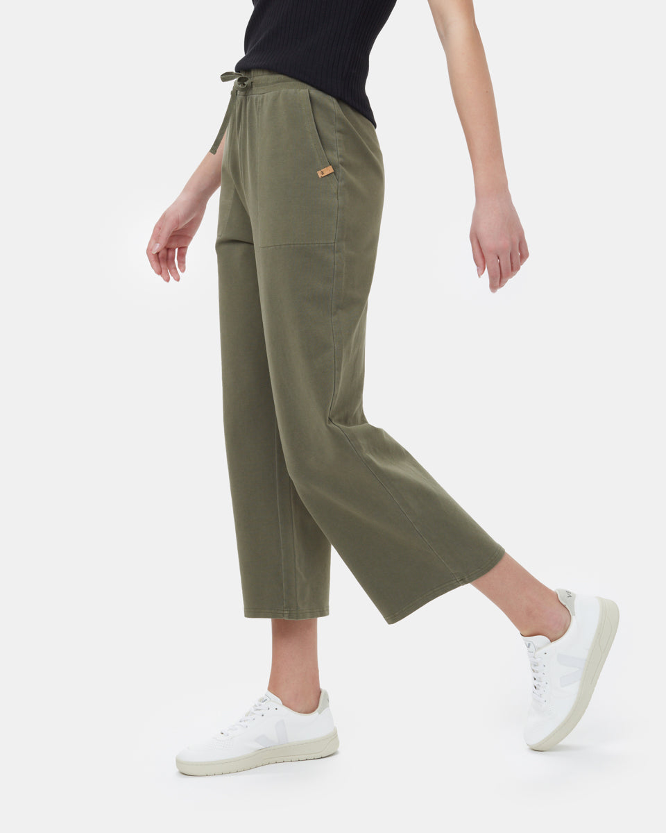 French Terry Wide Leg Sweatpant