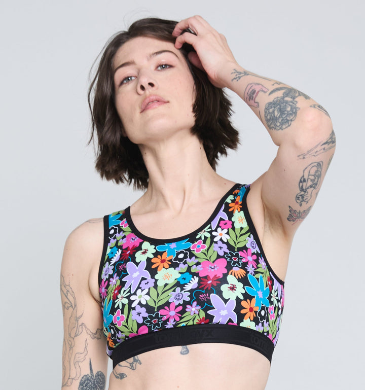 Essentials Soft Bra - Groovy Garden