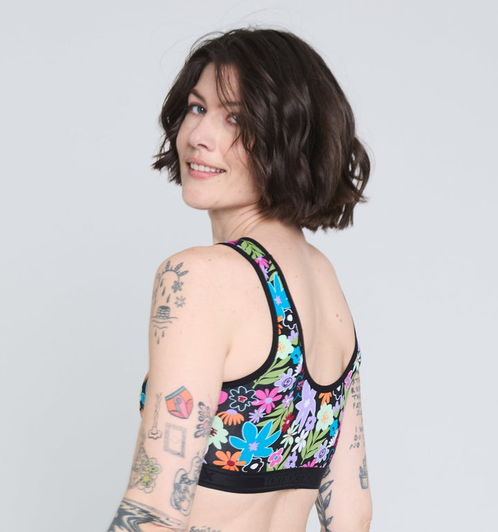 Essentials Soft Bra - Groovy Garden